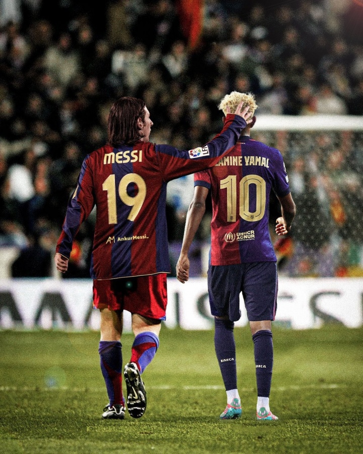 雅马尔接管了巴塞罗那的第10号:梅西 罗纳尔多 里瓦尔多 马拉多纳.